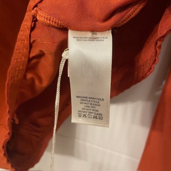 NWT We Are HAH Don't Be Square Long Sleeve Bodysuit Bronze Size Medium - Picture 12 of 15